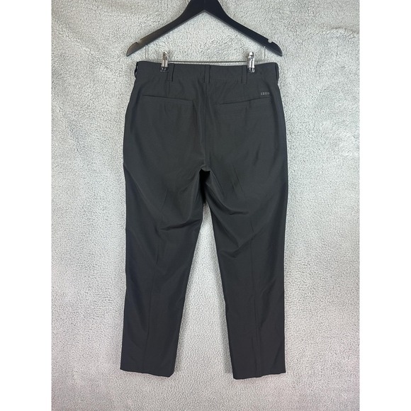 Izod Golf Pants Mens 32x30 Black Stretch Performance Lightweight Trousers Preppy - Picture 5 of 9